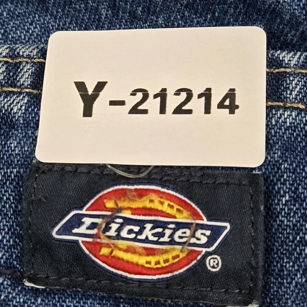 Dickies Men Jeans‎ 36X34 Blue Denim Carpenter Logo 32
